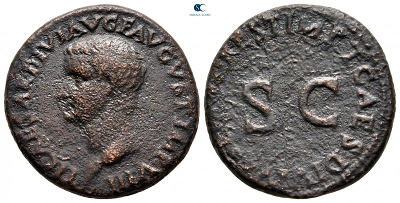 Tiberius AD 14-37. Rome
As Æ

25 mm., 10,53 g.



nearly very fine