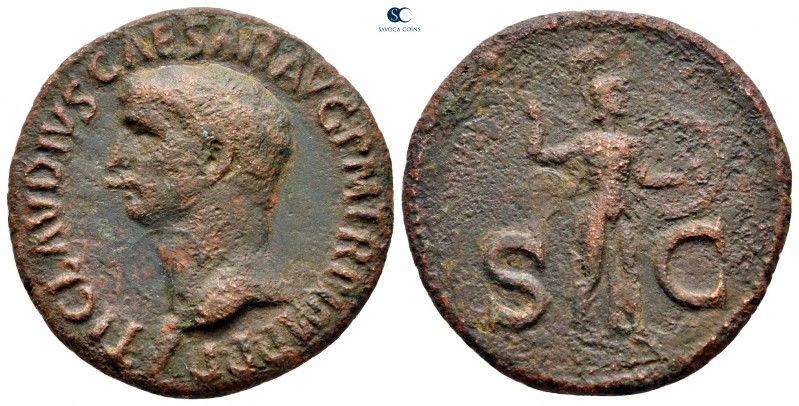 Claudius AD 41-54. Rome
Sestertius Æ

29 mm., 9,78 g.



very fine
