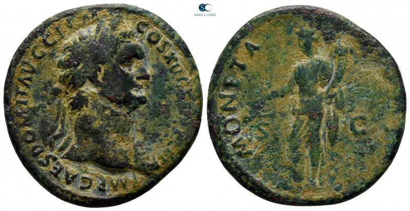 Domitian AD 81-96. Rome
As Æ

29 mm., 9,73 g.



nearly very fine