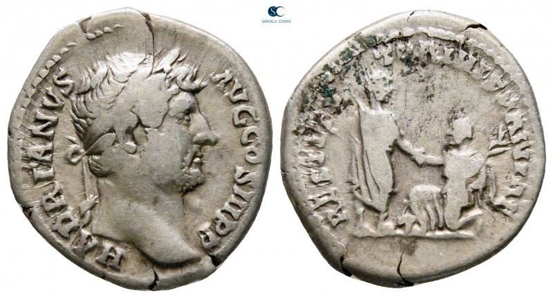 Hadrian AD 117-138. Rome
Denarius AR

19 mm., 3,01 g.



very fine