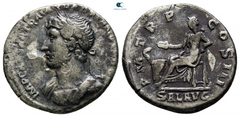 Hadrian AD 117-138. Rome
Denarius AR

19 mm., 2,91 g.



very fine