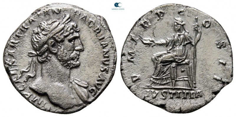 Hadrian AD 117-138. Rome
Denarius AR

19 mm., 2,85 g.



very fine