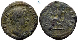 Hadrian AD 117-138. Rome. Limes Falsum of a Denarius Æ