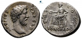 Aelius, as Caesar AD 136-138. Rome. Denarius AR