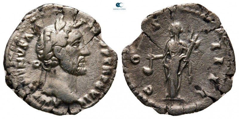 Antoninus Pius AD 138-161. Rome
Denarius AR

17 mm., 2,38 g.



very fine