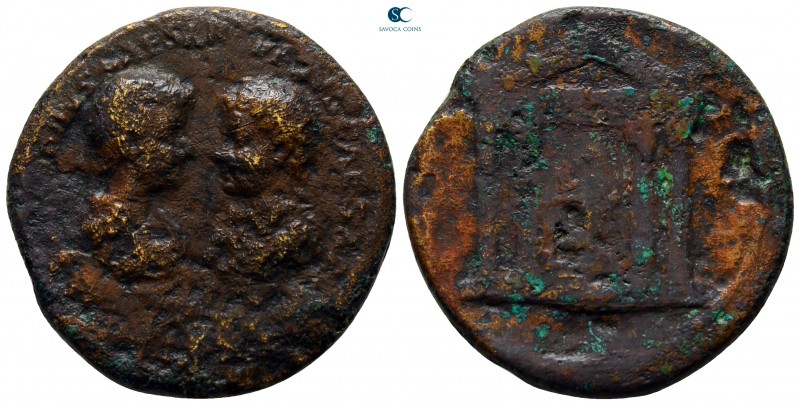Commodus and Annius Verus AD 166-169. Uncertain mint
Bronze Æ

30 mm., 15,48 ...