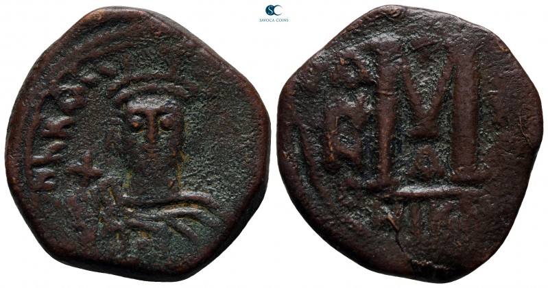 Heraclius AD 610-641. Nikomedia
Follis Æ

30 mm., 11,57 g.



very fine