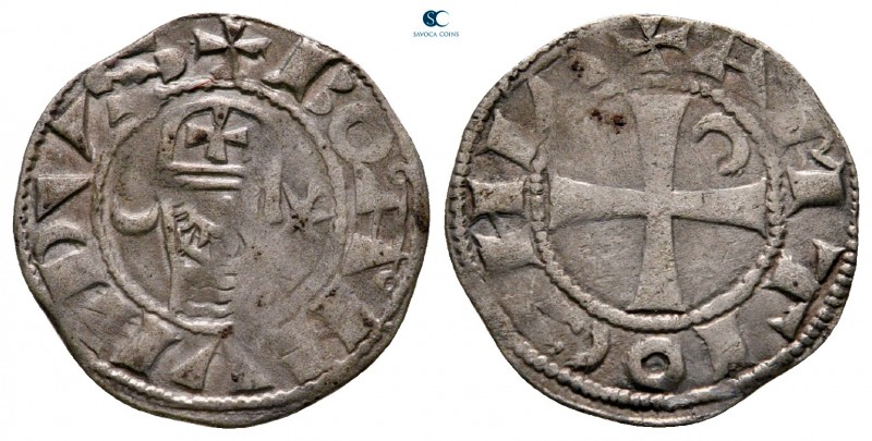 Bohemond III AD 1163-1201. 
Denier BI

17 mm., 0,94 g.



very fine