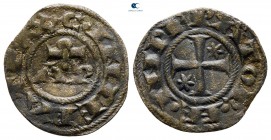 Henry VI and Constance AD 1194-1197. Sicily, Brindisi. Denaro BI