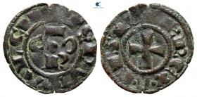 Corrado AD 1250-1254. Kingdom of Sicily, Messina. Denaro BI