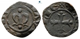 Manfredi AD 1258-1266. Sicily, Messina or Brindisi. Denaro BI