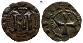 Charles I of Anjou AD 1266-1285. Kingdom of Sicily, Messina. Denaro BI