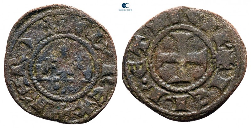 Carlo II d'Angiò AD 1285-1309. Napoli
Denaro BI

16 mm., 0,46 g.



nearl...