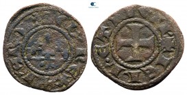 Carlo II d'Angiò AD 1285-1309. Napoli. Denaro BI