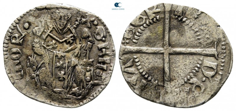 Bertando di San Genesio AD 1334-1350. Aquileia
Denaro AR

19 mm., 1,11 g.

...