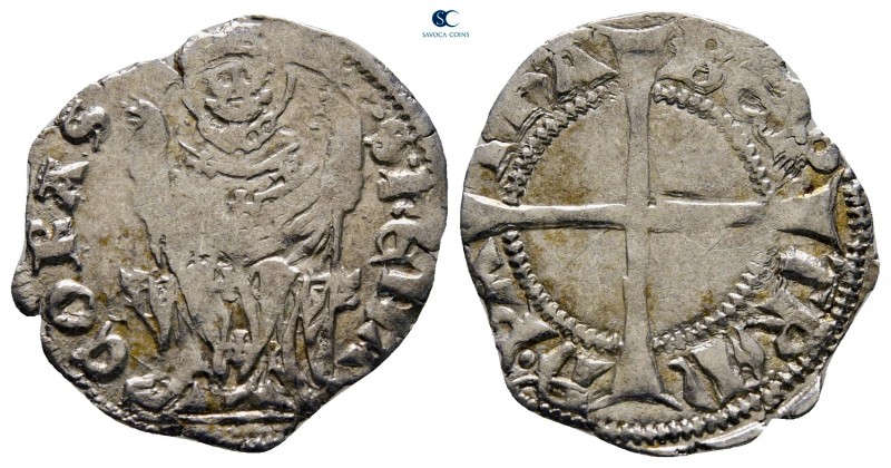 Bertando di San Genesio AD 1334-1350. Aquileia
Denaro AR

20 mm., 0,97 g.

...