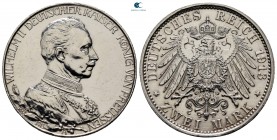Germany. Preußen. Wilhelm II. (Friedrich Wilhelm Viktor Albert), King of Prussia AD 1888-1918. Sturck 1913 in Berlin(A) to the 25th anniversary of the...