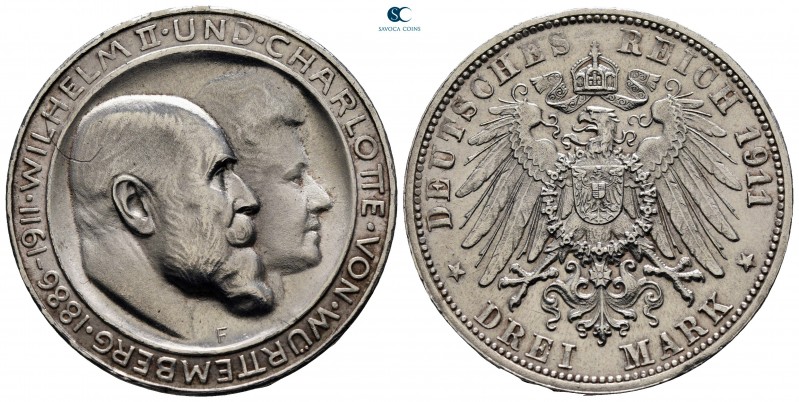 Germany. Würtemberg. Wilhelm II.(King of Württemberg) and Charlotte, Princess of...