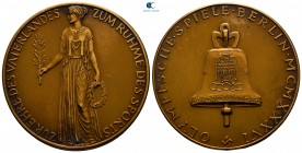 Germany. The 3rd Reich.  AD 1936. Berlin Olympic games medal by K. Roth, medalist, Munich. Medal Æ