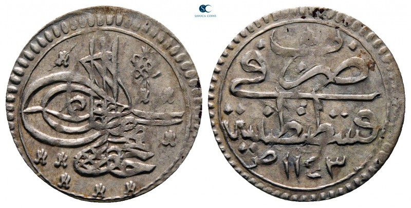 Turkey. Qustantînîya (Constantinople). Mahmud I AD 1730-1754.
Para AR

17 mm....