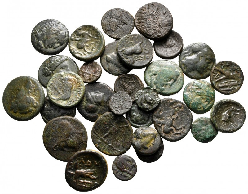 Lot of ca. 30 greek bronze coins / SOLD AS SEEN, NO RETURN!

nearly very fine