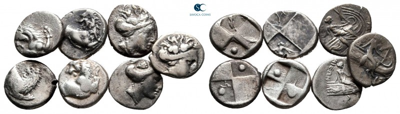Lot of ca. 7 greek silver hemidrachms / SOLD AS SEEN, NO RETURN!

very fine