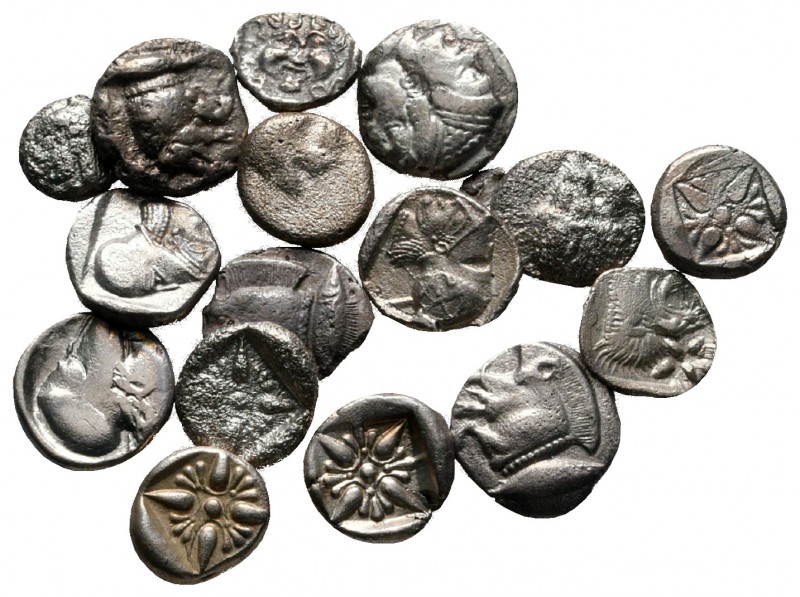 Lot of ca. 16 greek silver fractions / SOLD AS SEEN, NO RETURN!

very fine