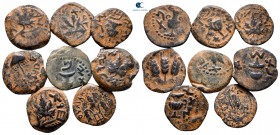 Lot of ca. 8 judaean bronze coins / SOLD AS SEEN, NO RETURN!nearly very fine