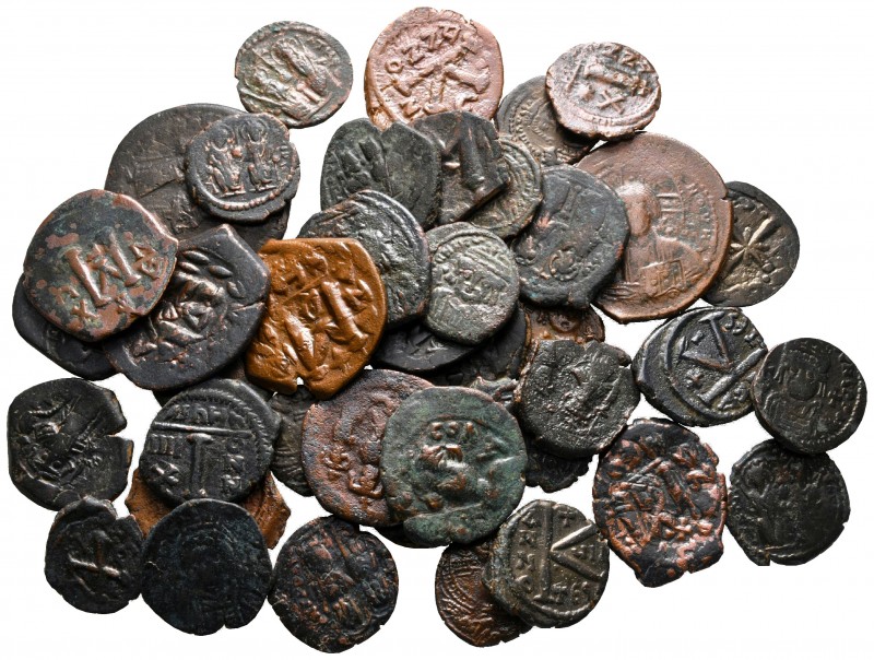 Lot of ca. 40 byzantine bronze coins / SOLD AS SEEN, NO RETURN!

very fine