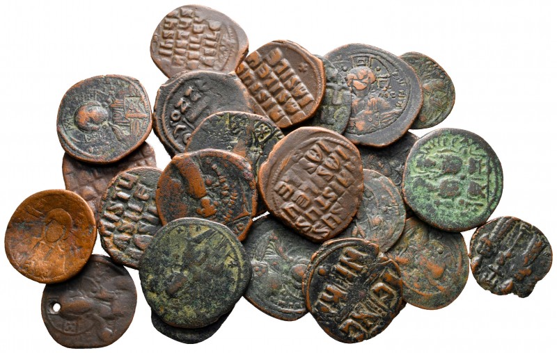 Lot of ca. 24 byzantine bronze coins / SOLD AS SEEN, NO RETURN!

very fine