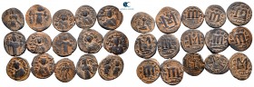Lot of ca. 15 arab-byzantine bronze coins / SOLD AS SEEN, NO RETURN!very fine