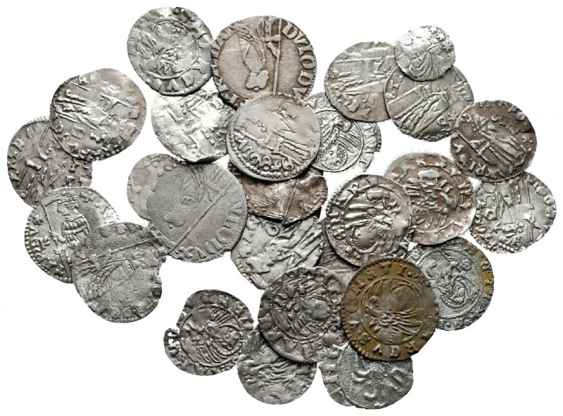 Lot of ca. 28 medieval silver coins / SOLD AS SEEN, NO RETURN!

very fine