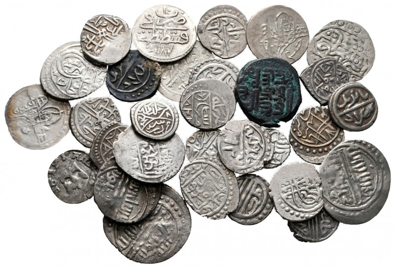 Lot of ca. 30 ottoman coins / SOLD AS SEEN, NO RETURN!

very fine