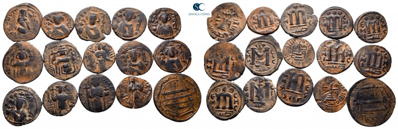 Lot of ca. 15 arab-byzantine bronze coins / SOLD AS SEEN, NO RETURN! 

very fi...