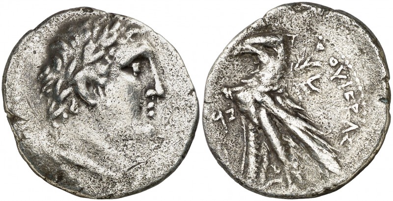 (30-29 a.C.). Fenicia. Tiro. Tetradracma. (S. 5920 var) (CNG. X, 357). 13,20 g. ...