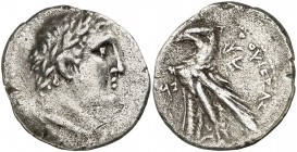 (30-29 a.C.). Fenicia. Tiro. Tetradracma. (S. 5920 var) (CNG. X, 357). 13,20 g. MBC-.