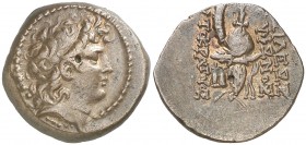 Imperio Seléucida. Tryfon (142-137 a.C.). AE 19. (S. 7089 var) (CNG. IX, 1062). 5,34 g. EBC-.
