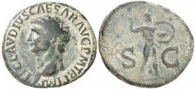 (41-42 d.C.). Claudio. As. (Spink 1861) (Co. 84) (RIC. 100). 11,53 g. MBC.