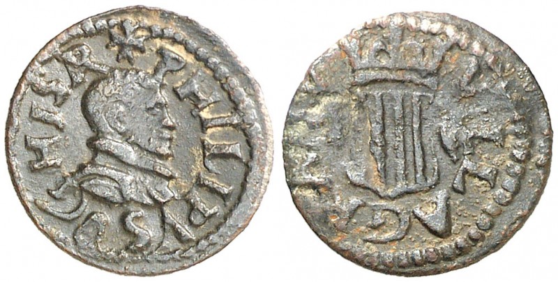 s/d. Felipe III. Granollers. 1 diner. (AC. 41) (Cru.C.G. 3742 falta var). 0,65 g...