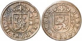 1607. Felipe III. Segovia. 8 maravedís. (AC. 331). 5,49 g. Buen ejemplar. MBC+.