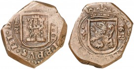 1618. Felipe III. Toledo. 8 maravedís. (AC. 348). 6,36 g. Buen ejemplar. MBC+.