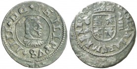 1662. Felipe IV. Coruña. R. 8 maravedís. (AC. 316). 2,33 g. MBC+/MBC.