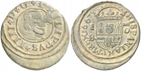 1663. Felipe IV. Segovia. BR. 16 maravedís. (AC. 489). 4,90 g. MBC+.