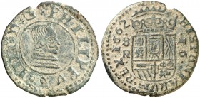 1662. Felipe IV. Sevilla. R. 16 maravedís. (AC. 494). 5,11 g. MBC/MBC+.
