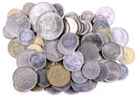 Lote de 111 monedas de Juan Carlos I en diferentes valores y metales. Imprescindible examinar. MBC/S/C.