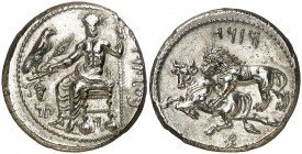Mazaios (361-334 a.C.). Cilicia Tarsos. Estátera. (S. 5650). 10,72 g. Bella. EBC+.