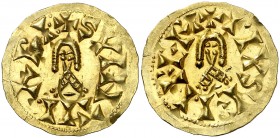 Suinthila (621-631). Eliberri (Granada). Triente. (CNV. 288.6) (R.Pliego 375b). 1,31 g. EBC-.