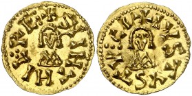 Suinthila (621-631). Tucci (Martos). Triente. (CNV. 290.17) (R.Pliego 384h). 1,29 g. Muy bella. EBC+.