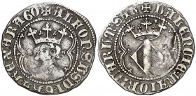 Alfons IV (1416-1458). València. Ral. (Cru.V.S. 864.2) (Cru.C.G. 2907d). 3,18 g. MBC-/MBC.