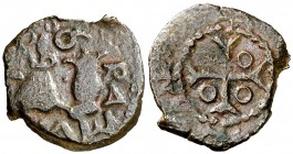 Agramunt. Senyal. (Cru.L. 1010) (Cru.C.G 3611) 1,07 g. Buen ejemplar. Escasa así. MBC+.